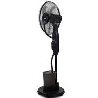 Ventilator umidificator Hausberg HB-5601NG, 75W, 16 inch, 3 viteze, timer 7.5h, rezervor 2.8L, LCD, telecomanda