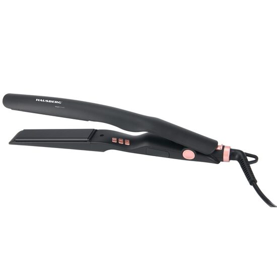 Placa par Hausberg HB-35NG, invelis ceramic, display LCD, reglare temperatura, 60W