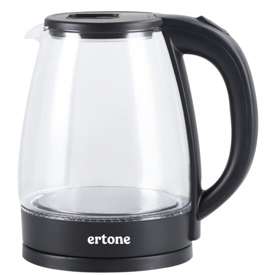 ERTONE ERT946 електрическа стъклена чаша, 1.8 л, 1500 W, LED осветление, автоматично изключване