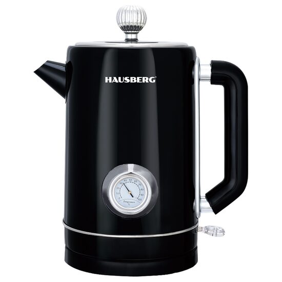 Кана от неръждаема стомана 1.8L с индикатор за температура 1500-1800W Hausberg HB3626NG